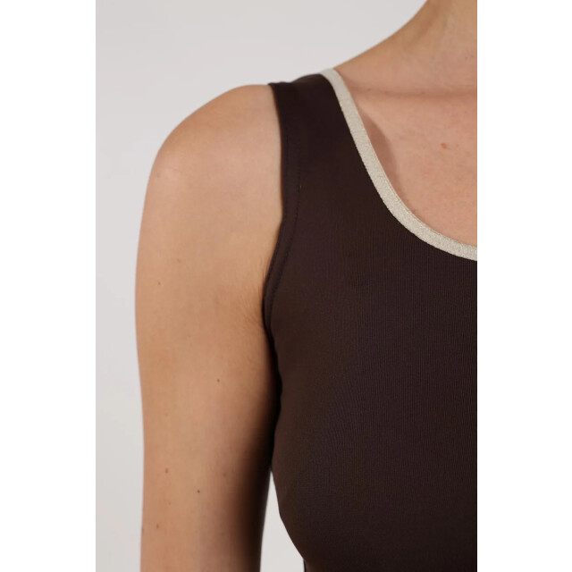 Nukus Nks06001 292 juba singlet chocolate gold NKS06001 292 large