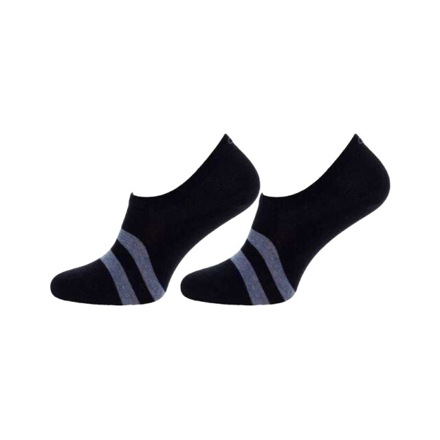 Calvin Klein Heren contrast gestreepte sokken (set van 2) UTNA725_navy large