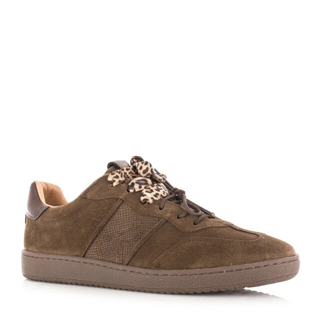 DWRS Label Dwrs poona sneakers dark brown lage sneakers dames B11456-36 large