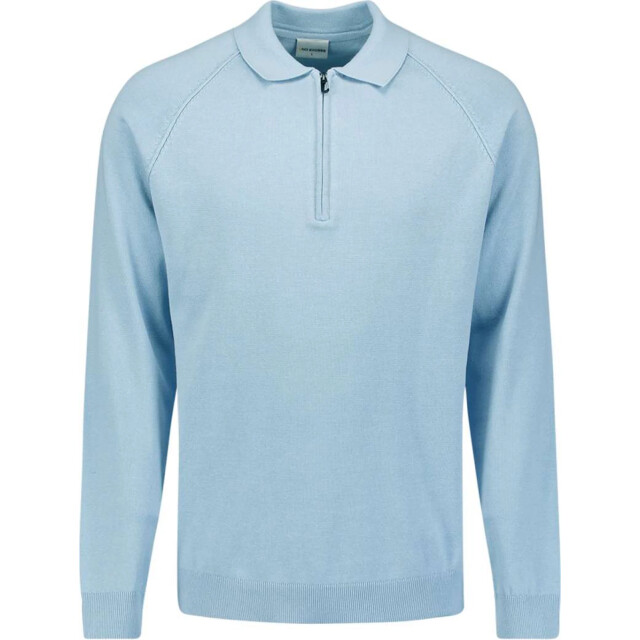 No Excess Pullover polo half zip solid dusty blue 29230962SN-138 large