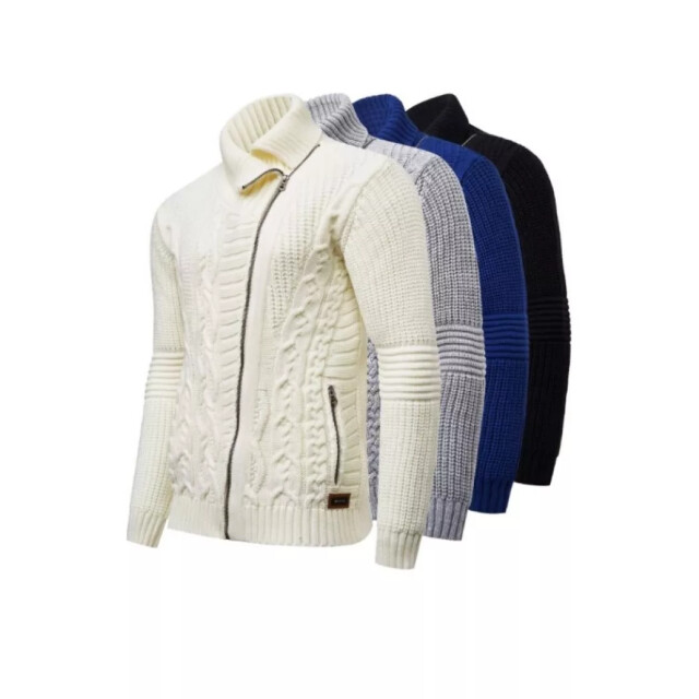 Rusty Neal heren vest kabel - gebreid italianstyle RN-13389-3-1 large