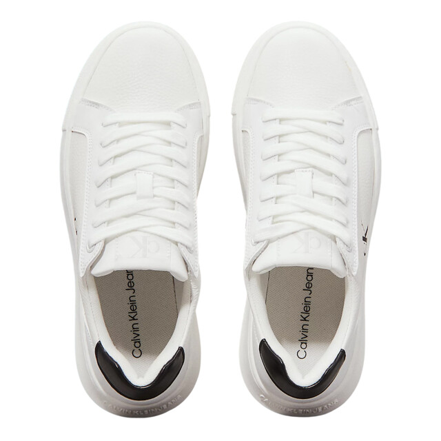Calvin Klein Dames anti-slip leren trainers met logo UTNA249_whiteblack large