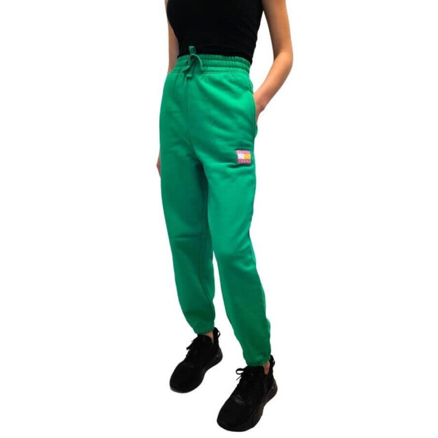 Tommy Hilfiger Dames effen enkelbroek met manchet UTNA558_green large