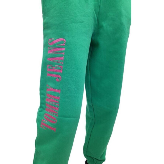 Tommy Hilfiger Dames effen enkelbroek met manchet UTNA558_green large