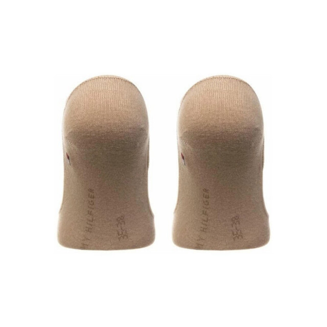Tommy Hilfiger Damessokken met logogaren (set van 2) UTNA958_beige large