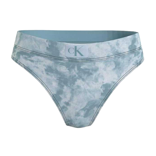 Calvin Klein Dames tie dye logo bikinibroekje UTNA511_blue large