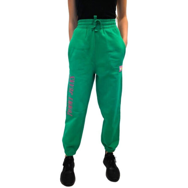 Tommy Hilfiger Dames effen enkelbroek met manchet UTNA558_green large