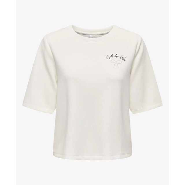 Only Onlmaya ss modal print top box jrs off-white 4339.02.0110 large