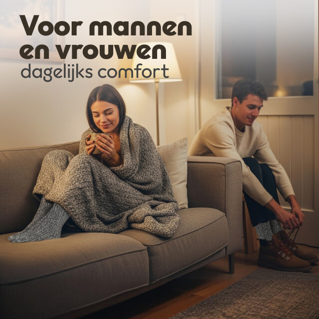 ARIESZZZ Norweger geitenwollen sokken 6 pack 50% wol extra warm & ademend anti-zweet unisex winter- & zomersokken Arieszzz Norweger Geitenwollen Sokken - 6 Pack  - 50% Wol - Extra Warm & Ademend - Anti-Zweet - Unisex Winter- & Zomersokken large