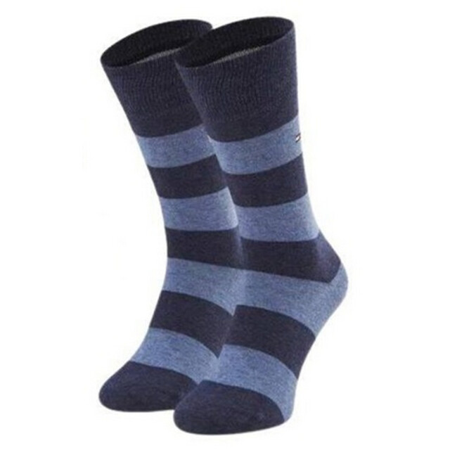 Tommy Hilfiger Sokken met contrastdetail voor heren (set van 2) UTNA1125_navyblue large