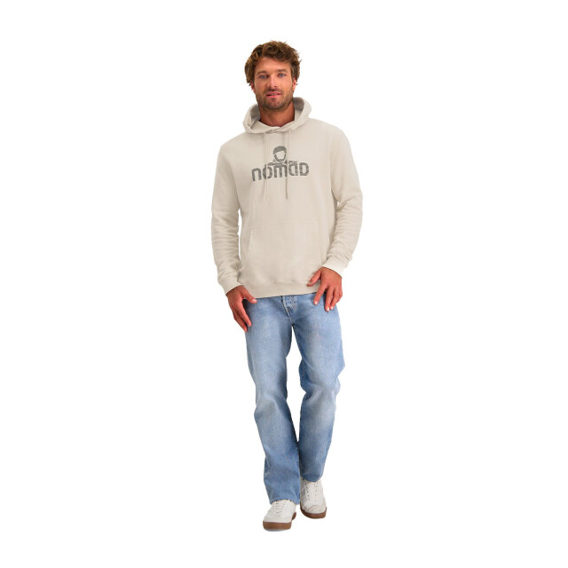 Nomad Rolleston hoodie kangaroo heren | stone CSROLMR1T354 large