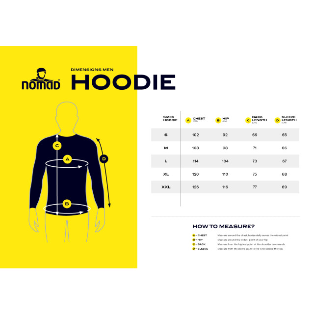 Nomad Rolleston hoodie kangaroo heren | mint CSROLMR1T473 large