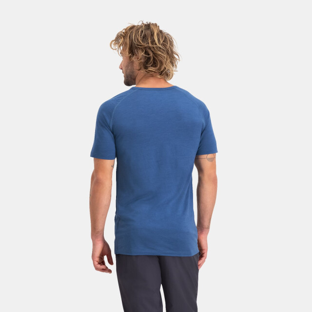 Nomad Pure merino t-shirt heren | denim CUPSSMK8E789 large
