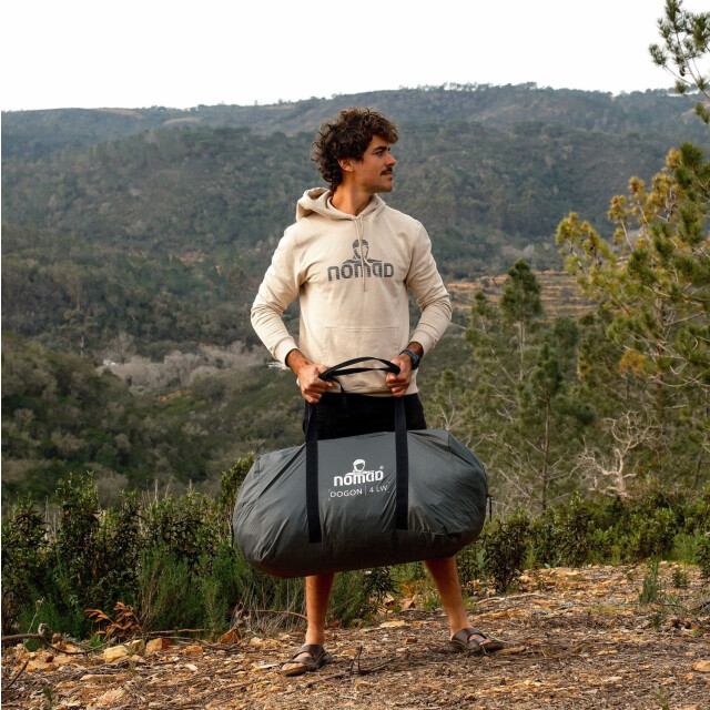 Nomad Rolleston hoodie kangaroo heren | stone CSROLMR1T354 large