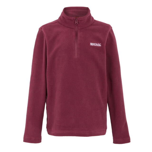 Regatta Geweldige outdoors kinder hot shot ii half zip fleece hoodie UTRG1422_darkpimento large