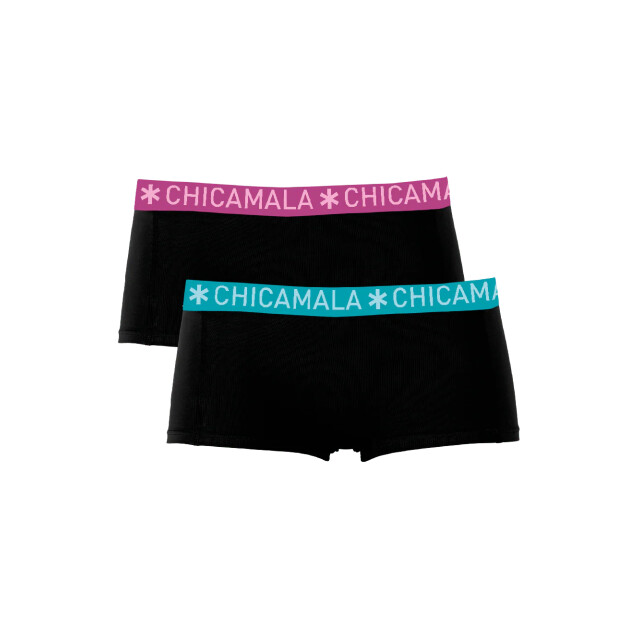 Muchachomalo Meisjes 2-pack boxershorts U-SOLID1215-70J large