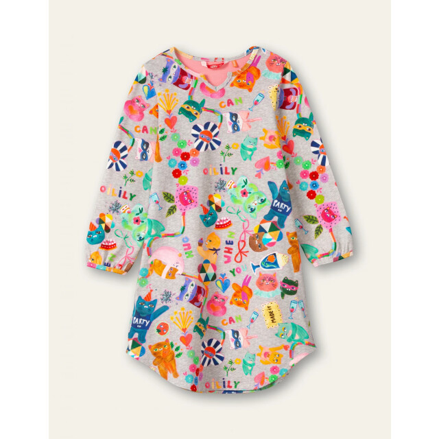 Oilily Dutje jersey nachthemd YF21GNW202-903 large