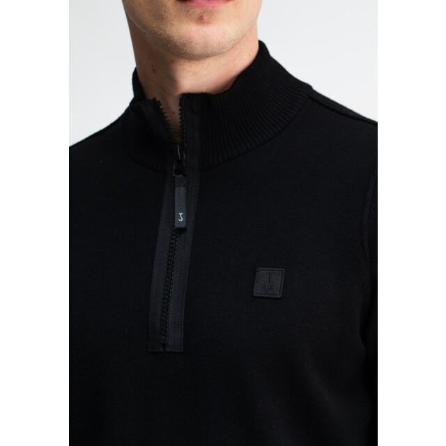 Blue Industry Clifden half zip 1926002 office black 990 heren trui  butcher of b Office Black 990/Clifden Half Zip 1926002 large