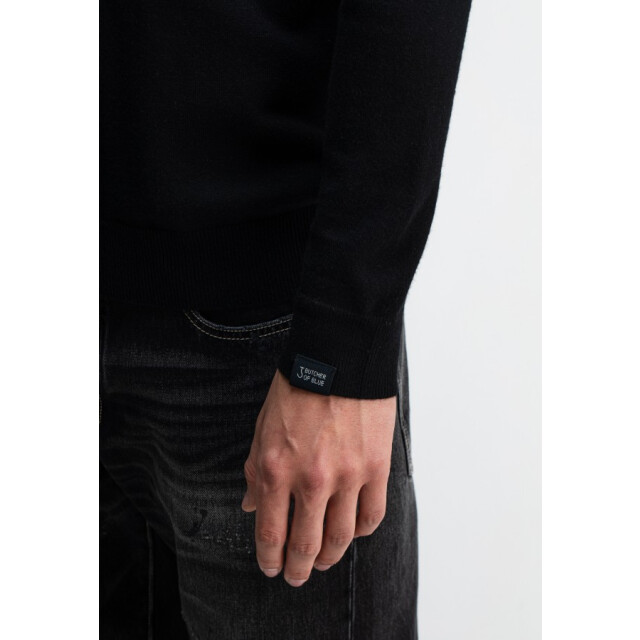 Blue Industry Clifden half zip 1926002 office black 990 heren trui  butcher of b Office Black 990/Clifden Half Zip 1926002 large
