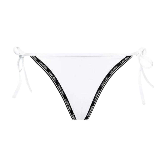 Calvin Klein Dames bikinibroekje met contrast detail zijband UTNA487_white large