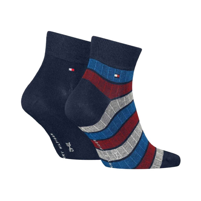 Tommy Hilfiger Sokken met kleurblok voor heren (set van 2) UTNA1078_navyblue large