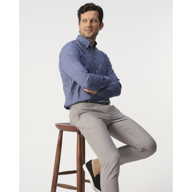 Campbell Casual overhemd donker 103336-001-XXL large