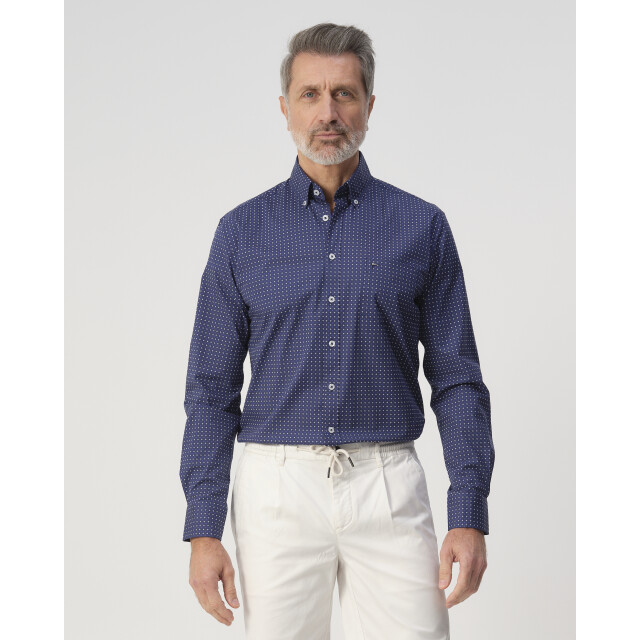 Campbell Casual overhemd donker 103340-002-XXL large