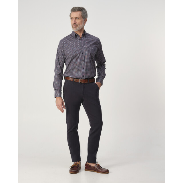 Campbell Casual overhemd donker 103347-001-XXL large