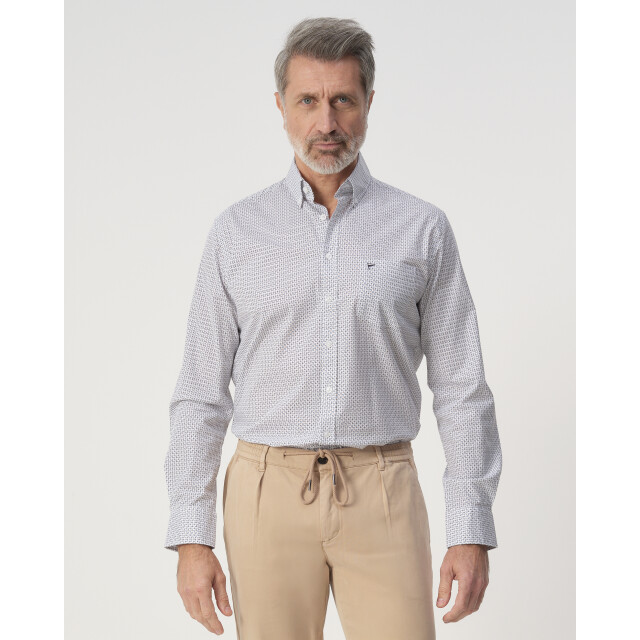 Campbell Casual overhemd donker 103350-001-XXL large