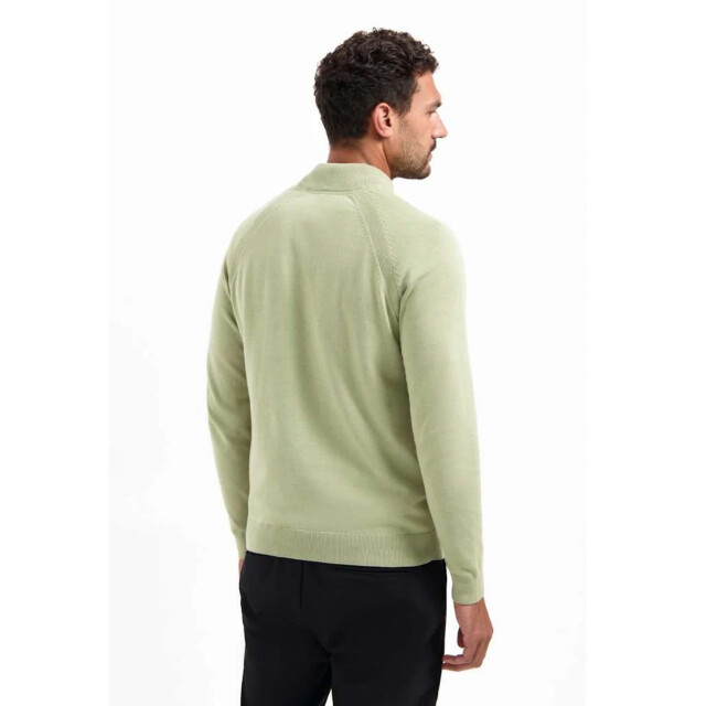 No Excess Pullover half zip high collar solid light moss 29230967SN-197 large