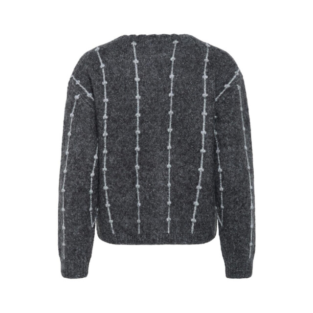 KAFFE Kalianne pull 10510673-/silver 10510673-dark grey/silver large