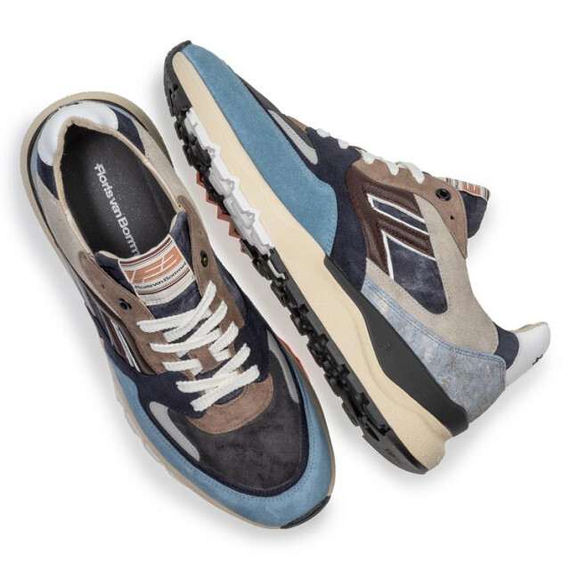 Floris van Bommel 020672 Sneakers Blauw 020672 large