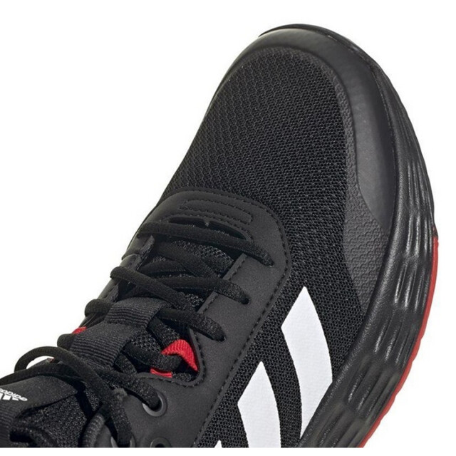 Adidas Heren own the game 2.0 basketbalschoenen UTPP2236_blackwhitered large