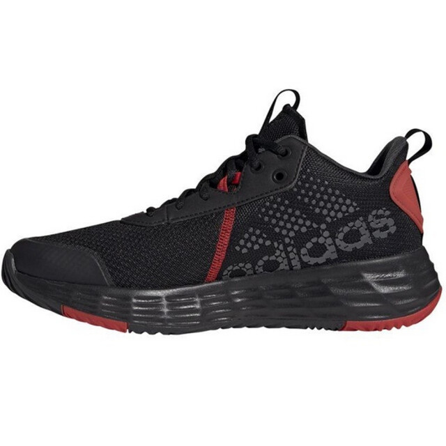 Adidas Heren own the game 2.0 basketbalschoenen UTPP2236_blackwhitered large