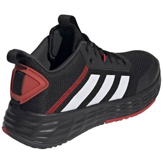 Adidas Heren own the game 2.0 basketbalschoenen UTPP2236_blackwhitered large