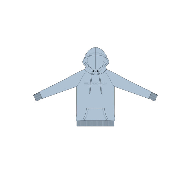 Muchachomalo Heren hoodie licht SWEAT1140-17-N large