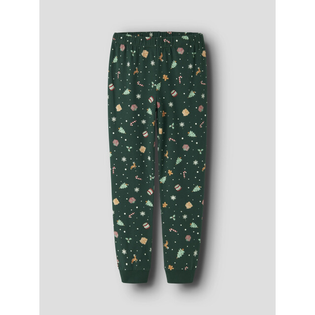 Name It Unisex kinder kerst pyjama set nknvismas groen 13234977-Botanical Garden Xmas AOP large