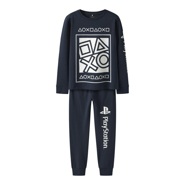 Name It Jongens lange pyjama set nkmolympos playstation print donker 13249574-Navy Blazer large