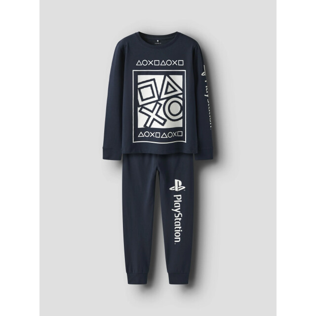 Name It Jongens lange pyjama set nkmolympos playstation print donker 13249574-Navy Blazer large