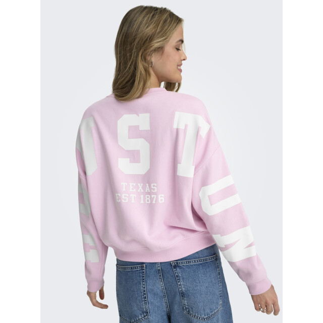 Only Onlsweat ls backsleeve print licht 4209.61.0020 large