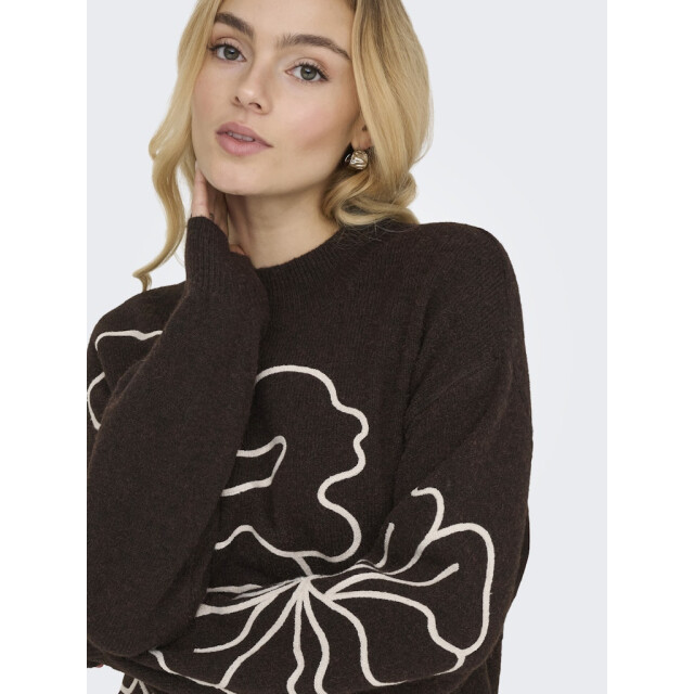 Jacqueline de Yong Jdyjella ls flower pullover knt noos dessin 4219.79.0017 large