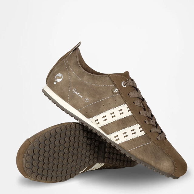 Q1905 Sneaker typhoon sp middenbruin/offwhite/gum QM1254809-801-1 large