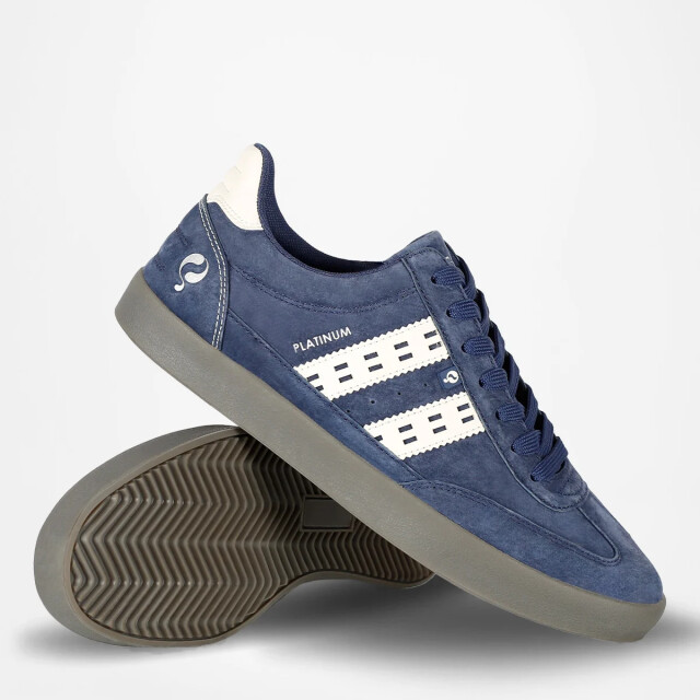 Q1905 Sneaker platinum blauw/offwhite/grijs QM1254616-600-1 large