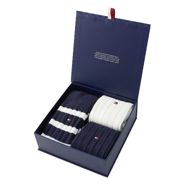 Tommy Hilfiger Effen herensokken (pak van 3) UTNA1084_navy large