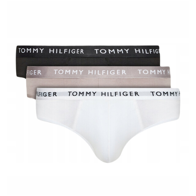 Tommy Hilfiger Heren logo stretch slip (set van 3) UTNA421_blackwhitegrey large