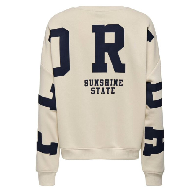 Only Onlsweat l/s back/sleeve print swt 15356793 large