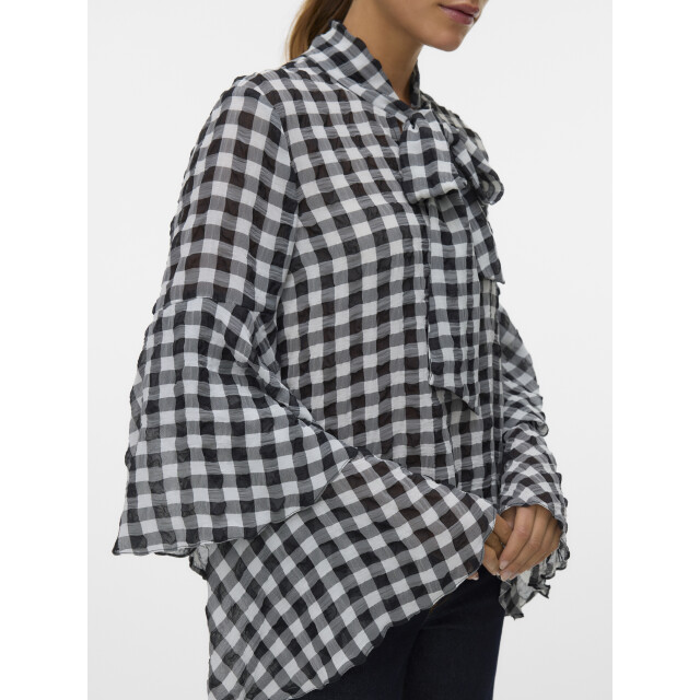 Vero Moda Vmsia ls flounce top wvn ga 10337554 large