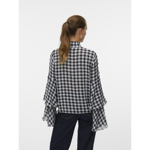 Vero Moda Vmsia ls flounce top wvn ga 10337554 large