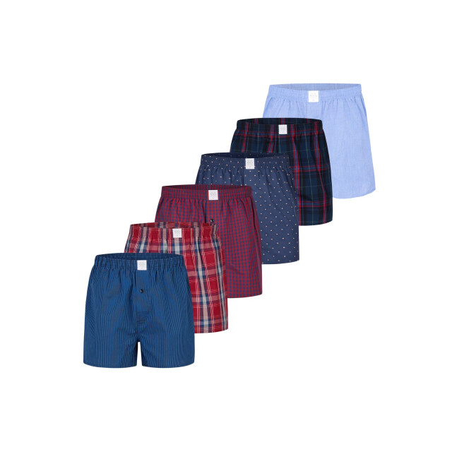 MG-1 Wijde boxershorts heren 6-pack multipack d605 multicolor MG1-605 large
