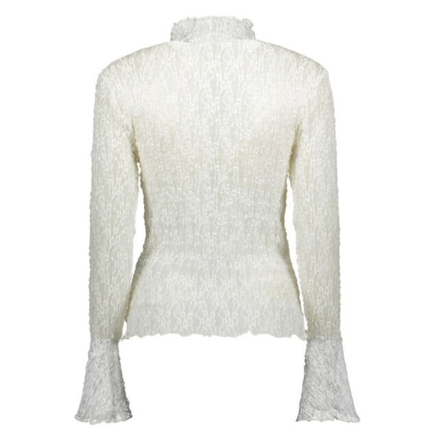 Jacqueline de Yong Jdylala ls high neck lace top off-white 4389.02.0061 large